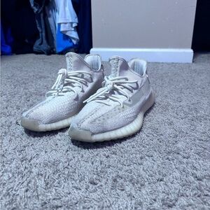Adidas YZY 350 V2 Bone Sneakers with box good conditions fit True to size